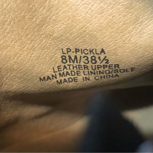 Lucky Brand Women’s 8M Pickla Ankle Boots Black Textured Suede Side Zip Booties - Picture 9 of 12